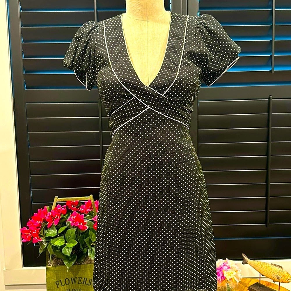 Moda international polkadot dress